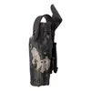 Black Digital Custom Holster with Large Light and Sight --Manufactured by Safariland